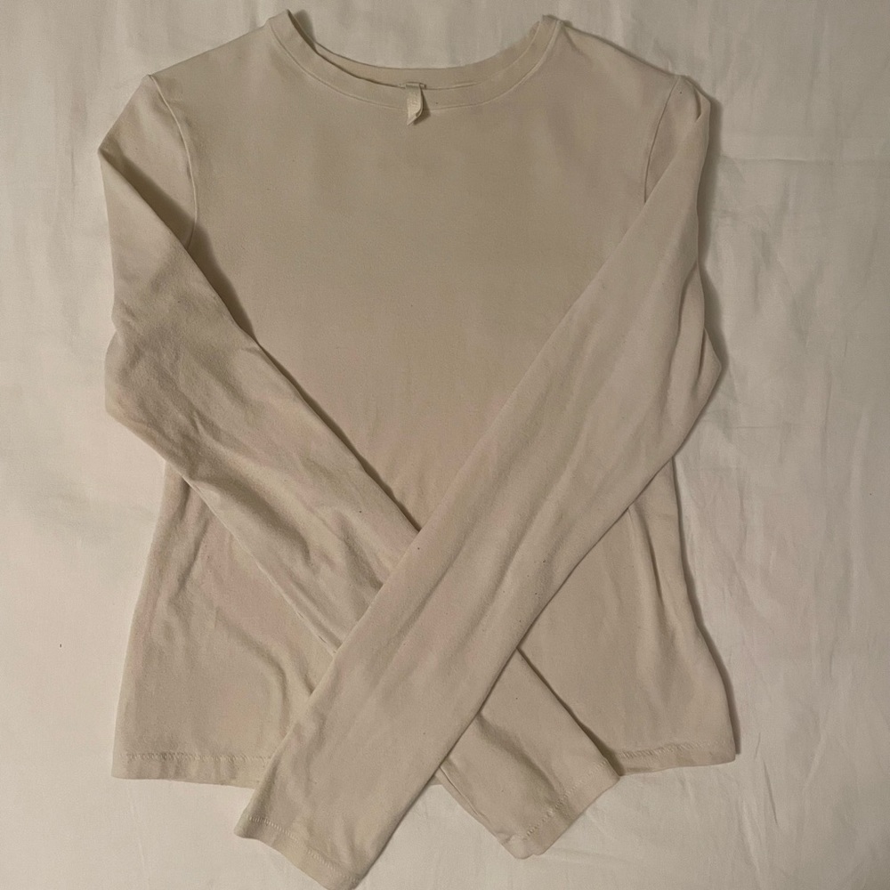 SKIMS Bone cotton long sleeve